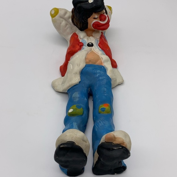 Annette Little ENESCO Imports Ceramic Hobo Clown Door Stopper/Wall/Furniture Art - Picture 14 of 16
